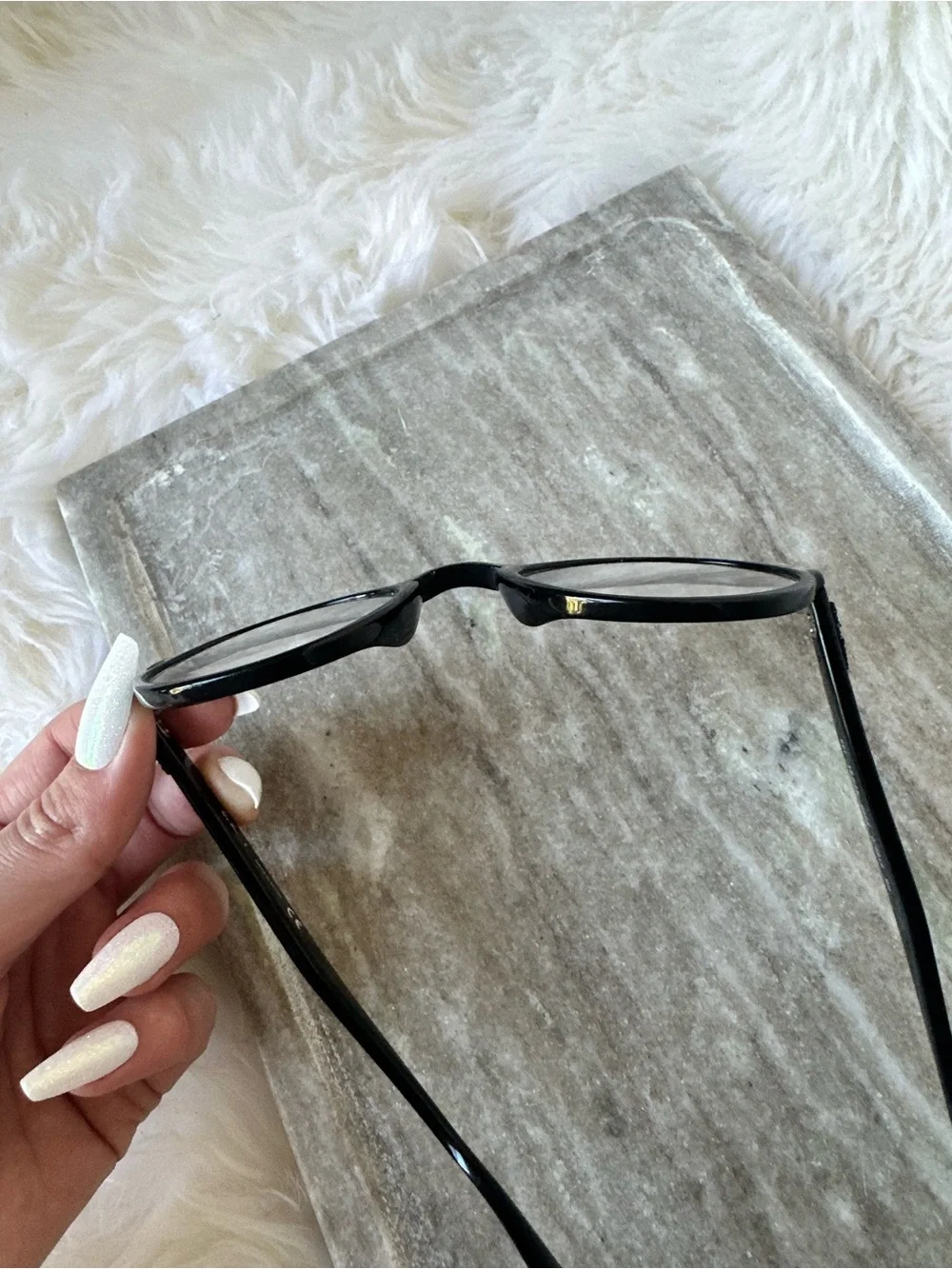 Ray-Ban Black Round Frame Glasses